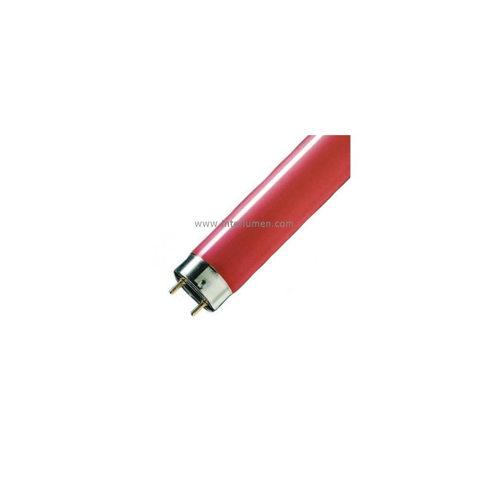 3452001435331 ❗ G13 (T8) ❗ Świetlówka kolorowa T8 18W czerwona ❗ INTER-LUMEN®