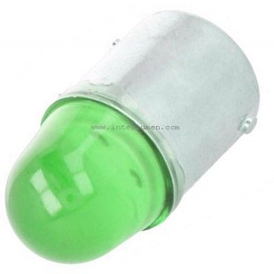 3452001390227 ❗ Led ❗ Żarówka sygnalizacyjna BA15s LED - zielona ❗ INTER-LUMEN®