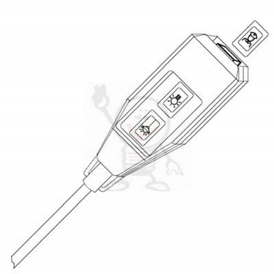 3452001326523 ❗ Akcesoria szpitalne ❗ TH1551 – Manipulator wezwania alarmu, sterowania oświetleniem z dodatkowymi przyciskami i włącznik. ❗ INTER-LUMEN®