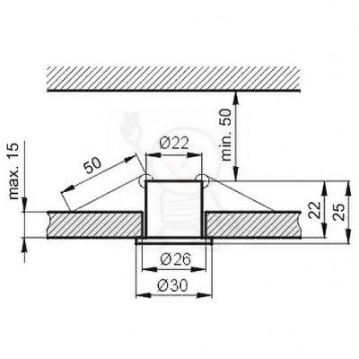 3452001482595 ❗ Brilum /Brilux/ ❗ Oprawa do wbudowania M-30 ❗ INTER-LUMEN®