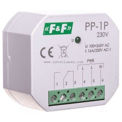 Przekaźnik 230V AC 16A PP-1P F&F Fi. 60